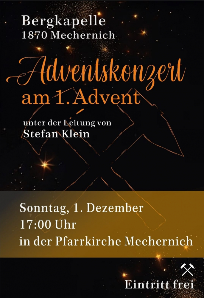 <h1>Wir freuen uns, Sie am 01.12. zu unserem Weihnachtskonzert in der Kirche St. Johannes Baptist begrüßen zu dürfen.<h1>